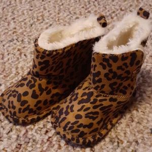 Joe Fresh leopard boots
